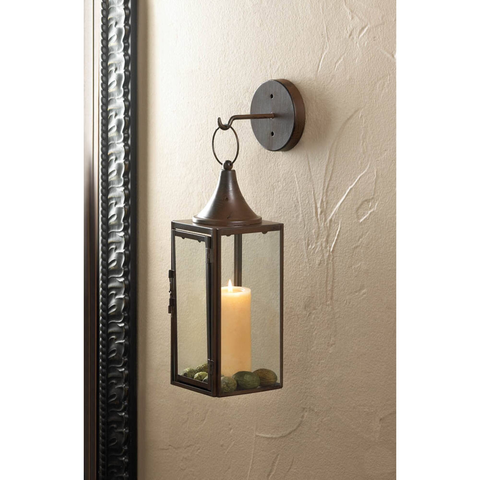 12'' Gatehouse Hanging Candle Lantern